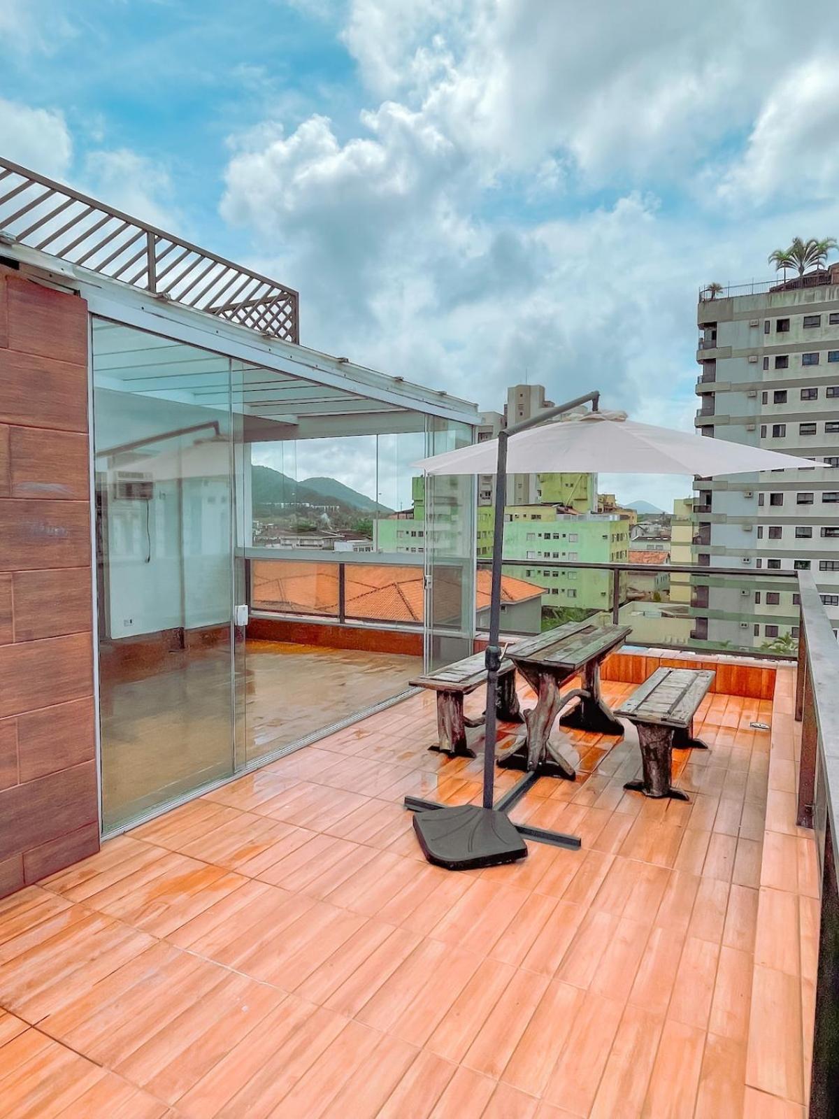 Cobertura Na Praia Da Enseada-Guaruja 180M2 10 Hospedes ภายนอก รูปภาพ